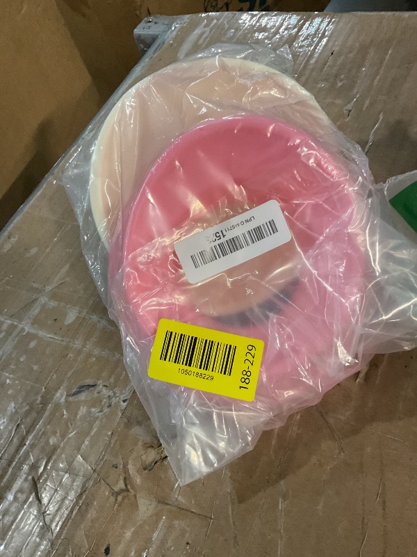 Photo 1 of ***(BOWL IS WHITE)***Bulldog Bowl Anti-Slip Dog Cat Dish Detachable Rubber Dog Bowl Pet Sterile Tilted Pet Feeder Slope Base (Pink, 2 Cup (Small/Medium Dog))