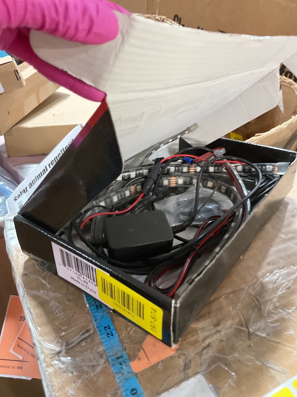 Photo 1 of (used)(incomplete) Nilight 8PCS Motorcycle RGB Led Light Kit Waterproof Multi-Color Atmosphere Lights Lamp with 4Key RF Wireless Remote