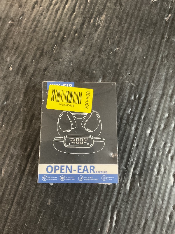 Photo 1 of ****FACTORY SEALED***Boytond Ultra Open Ear Earbuds - Ergonomic Clip-On Earbuds, Small Bone Conduction Over-The-Ear Headphones with Waterproof Design, Perfect Running Headphones for Sports and Fitness, Pearl White