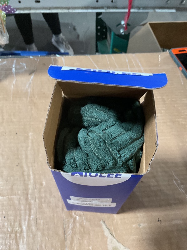 Photo 1 of ***(COLOR IS GREEN/ STOCK PHOTO FOR REFERENCE ONLY)***MIULEE Christmas Decorative Throw Pillow Covers for Couch Bed Livingroom 16x16 Inch Set of 2 Red Boho Accent Throw Pllows Broadside Striped Patchwork Soft Corduroy Pillowcases