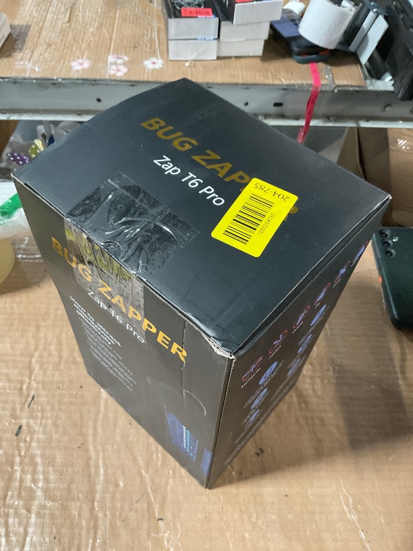 Photo 1 of ***(PARTS ONLY/ MAJOR DAMAGE/ NON FUNCTIONAL)***GOOTOP Bug Zapper Outdoor, Mosquito Zapper, 3 Prong Plug in Electric Fly Zapper, Mosquito Killer, Fly Traps, Flying Insects Zapper Indoor Outdoor 90-130V, 4200V, ABS Plastic Outer (Black)