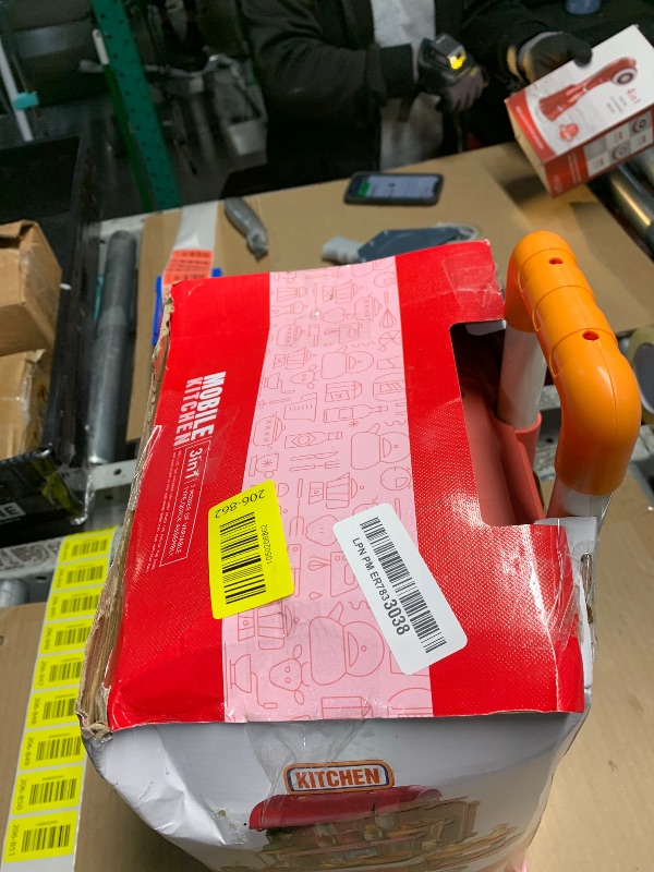 Photo 1 of (used) 3-in-1 Kids & Toddler Play Kitchen - Interactive Kitchen Playset with Real Cooking Sounds & Lights, 50 Accessories