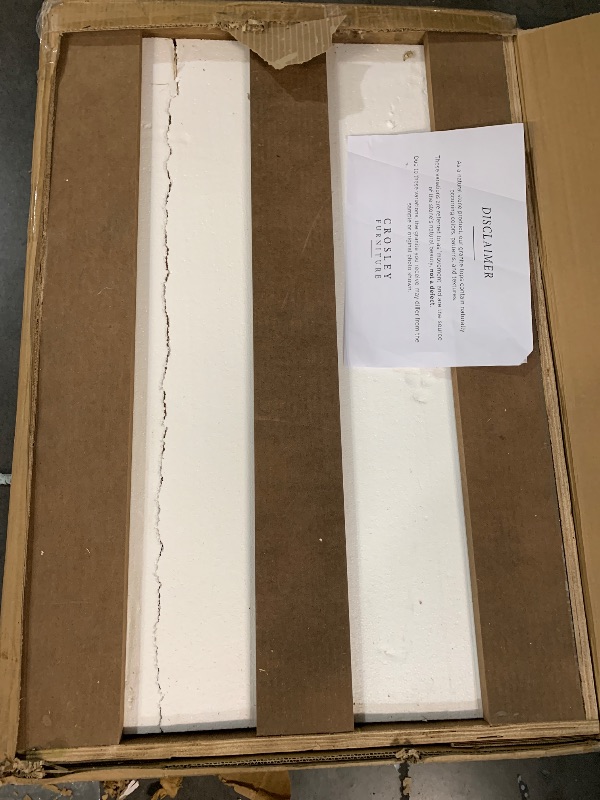 Photo 1 of (used)(see all images) Crosley Furniture Alexandria Granite Top Small Portable Rolling Kitchen Island Storage Cart, Microwave Stand, Mahogany