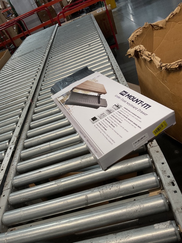 Photo 1 of (see all images) Mount-It! Keyboard Tray Under Desk with Adjustable Mouse Platform – Easy-Glide Sliding Drawer Under Desk Slide Out –