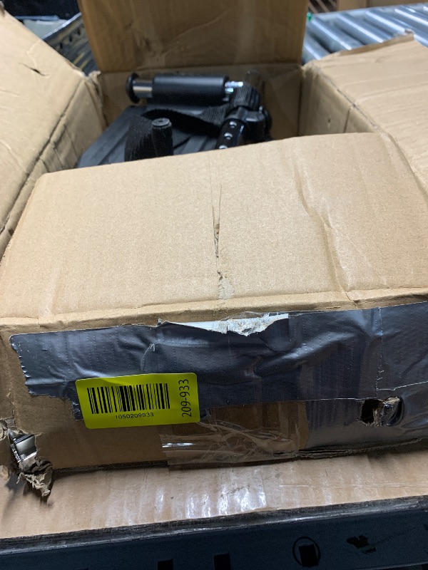 Photo 1 of (1Pair) Wheelchair Replacement Footrests,Wheelchair Replacement Parts,Wheelchair Swivel Footrests for Standard Wheelchairs,Black