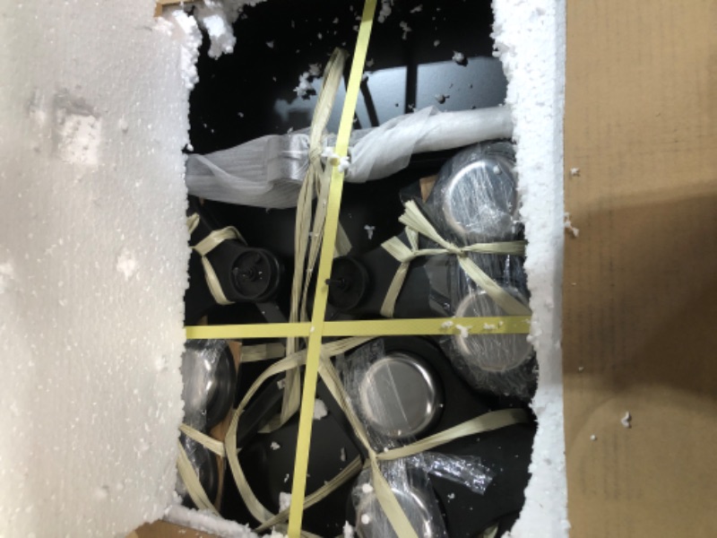 Photo 1 of **************INCOMPLETE ITEM, THIS IS ONLY CARTON #1 AND #2 OUT OF 3 TOTAL*************
YITAHOME 6 Piece Patio Dining Set w/10ft Umbrella, 4-Person Outdoor Dining Set w/Tempered Glass Tabletop & 4 Dining Chairs, Outdoor Patio Dining Set for Deck Lawn Por