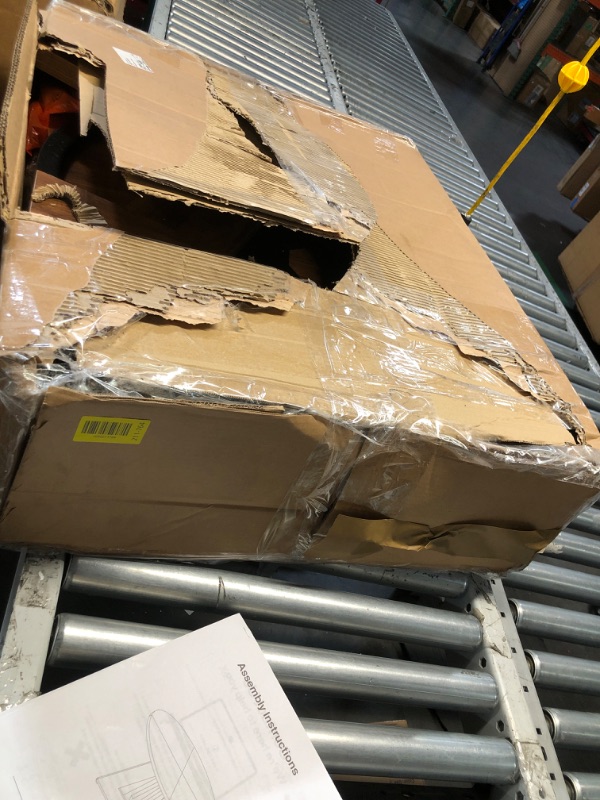 Photo 1 of Farmhouse Dining Table, 47 Inch Round Dinner Table for 4, Rustic Round Dining Room Table for Home Dining Room Living Room (Wood)