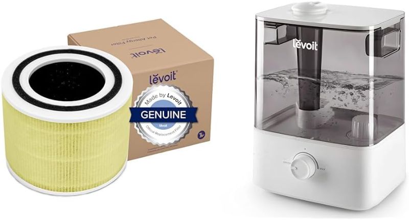 Photo 1 of
LEVOIT Core 300 Air Purifier Pet Allergy Replacement Filter & Classic300 Ultrasonic Top Fill Humidifier