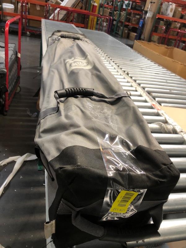 Photo 1 of
E-Z UP Ambassador Instant Pop Up Canopy Tent, 10' x 10', Roller Bag and 4 Piece Spike Set, Slate White