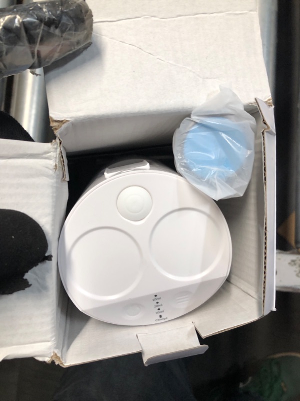 Photo 1 of ***(HEAVILY USED/ MINOR DAMAGE)***ZOFGENOW Automatic Mouthwash Dispenser for Bathroom,Bathroom Accessories 19.4 Fl Oz Dispensers with Magnetic Cups,Wall Mounted Dispenser,Suitable for All Age Groups,White