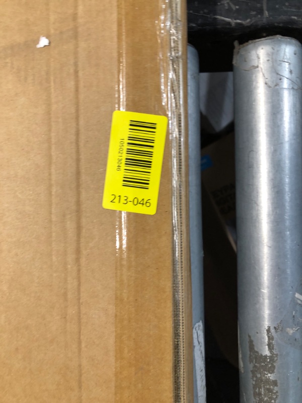 Photo 1 of [Tempered Glass] 46" x 55" Glass Chair Mat, Heavy Duty Hard Floor Mat with Round Corner and Polished Edge, Office Chair Mat for Carpet Office Home Hardwood Floor Desk