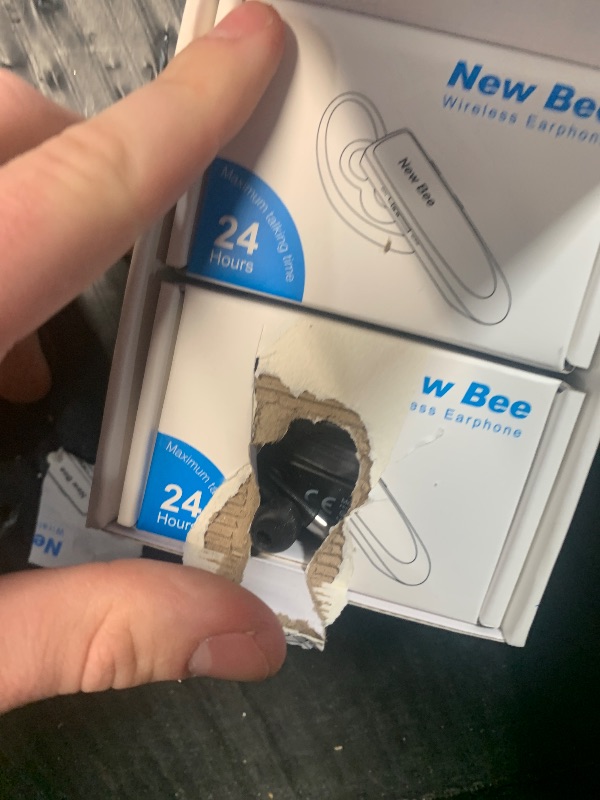 Photo 1 of [2 Pack] Bluetooth Earpiece Wireless Handsfree Headset V5.0 24 Hrs Driving with Mic 60 Days Standby Bluetooth Headset for iPhone Android Samsung Driver