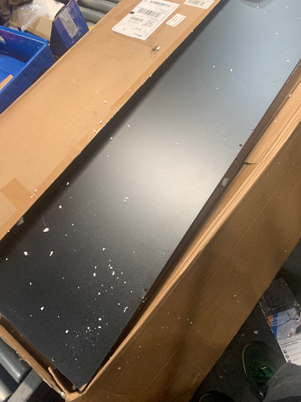 Photo 1 of ***************HAS MINOR DAMAGE*****************
VEVOR Washer Dryer Countertop with 3 Splicing Panels, 54" x 27" Wooden Laundry Countertop with 2 Hooks & Non-Slip Pads, Water-Resistant Laundry Topper for Laundry Room Organization and Storage, Black