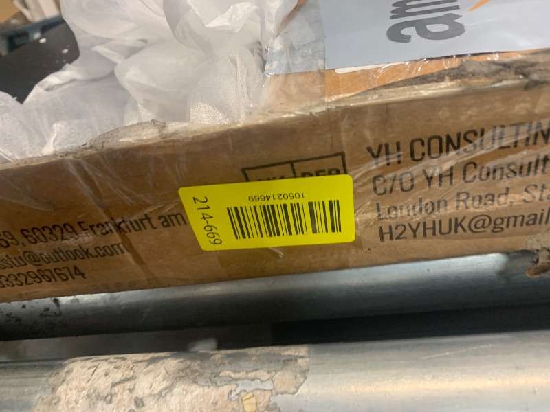 Photo 1 of ***************HAS MINOR DAMAGE*****************
VEVOR Washer Dryer Countertop with 3 Splicing Panels, 54" x 27" Wooden Laundry Countertop with 2 Hooks & Non-Slip Pads, Water-Resistant Laundry Topper for Laundry Room Organization and Storage, Black