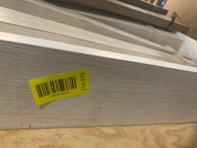 Photo 1 of (used item)(unknown if complete) Signature Design by Ashley Realyn French Country Dining Extension Table, Seats up to 8, Chipped White