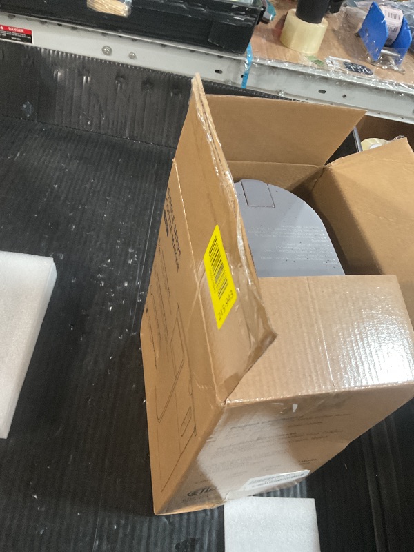 Photo 1 of ***(PARTS ONLY/ MAJOR DAMAGE/ NON FUNCTIONAL)***Horavie Small Single Serve Coffee Maker, Fast Brew One Cup Coffee Machine for K Cup and Grounds, 6 to 12 oz. Brew Sizes, Capsule Coffee Machine with Descaling Reminder and Viewing Tank, Grey