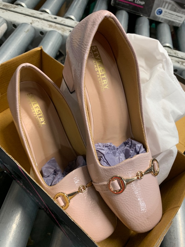 Photo 1 of (see all images) (womens 5)STYLESTRY Women's & Girls' Classic Pink Pump Heels – Elegant Heels for Work, Parties, Date Nights, and Special Occasions
