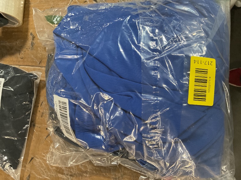 Photo 1 of ***BLACK IS M AND BLUE AND GRAY ARE XXL***Real Essentials 3 Pack: Men's Mesh Athletic Gym Workout Lounge Open Bottom Sweatpants with Pockets (Available in Big & Tall)-