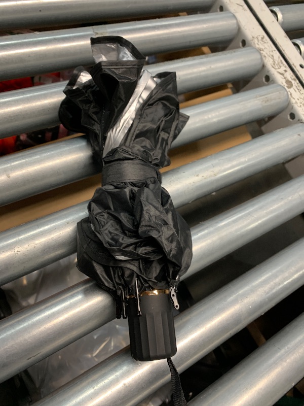 Photo 2 of [2025 Upgrade] Nmoiss Windshield Sun Shade Umbrella - [Vinyl Coating Heat Shield] Protect Car from Sun Rays & Heat Damage Keep Cool and Protect Interior, Spring Structure Edge Medium 56" L x 31" W