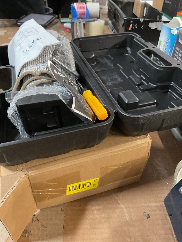 Photo 1 of ***missing charger and batteries****Mini Chainsaw Cordless Upgrade with 3 Chain 24V Strong Power 2 Batteries and Charger, OneLeaf Portable Handheld Battery Chainsaw, Small One-Handed for Gardening Pruning, Tree Trimming