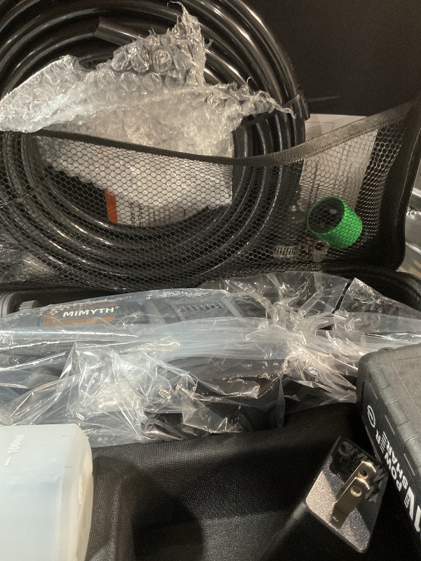 Photo 1 of ****NON FUNCTIONAL PARTS ONLY****Cordless Pressure Washer Battery Powered; 1200PSI Cordless Power Washer with Brushless Motor, 4.0Ah Battery,6-in-1 Nozzle, 3 Power Level; Handheld Portable Pressure Washer Cordless (5022-BK2)