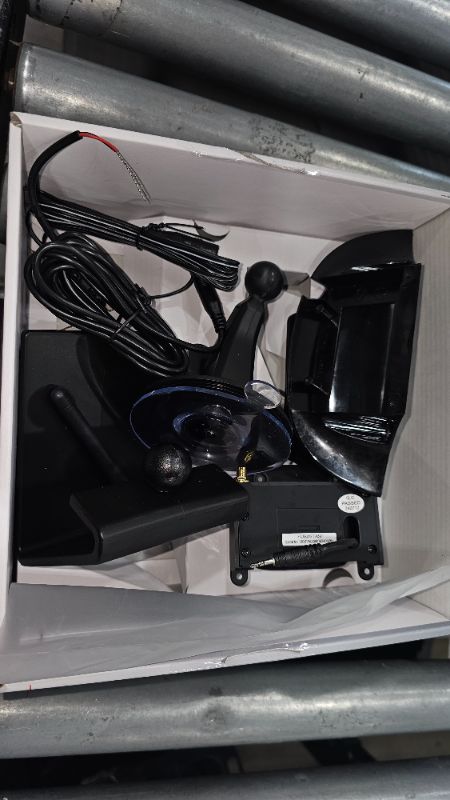 Photo 1 of ***PARTS ONLY***Furrion Vision S Wireless RV Backup Camera System with 5-Inch Monitor, 1 Rear Sharkfin, Infrared Night Vision, Wide-Angle View, Hi-Res, IP65 Waterproof, Motion Detection, Microphone - FOS05TASF