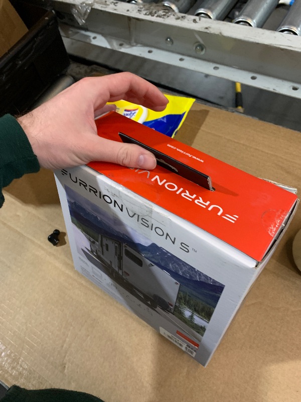 Photo 1 of ***PARTS ONLY***Furrion Vision S Wireless RV Backup Camera System with 5-Inch Monitor, 1 Rear Sharkfin, Infrared Night Vision, Wide-Angle View, Hi-Res, IP65 Waterproof, Motion Detection, Microphone - FOS05TASF