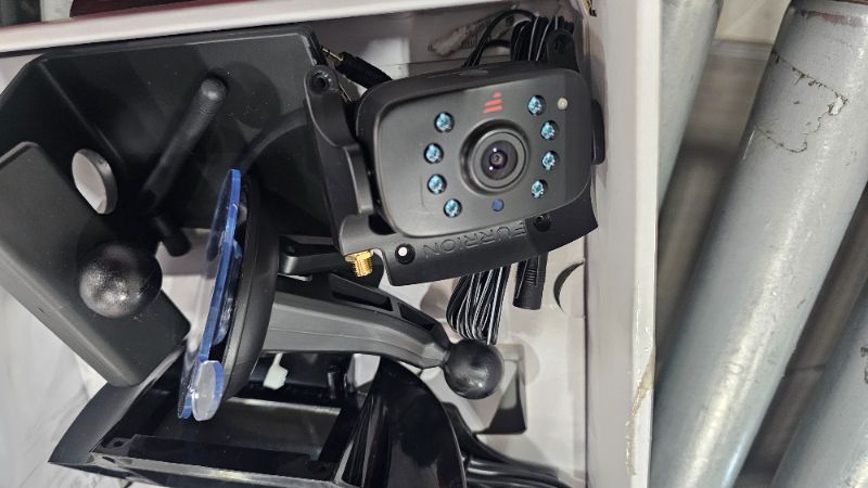 Photo 1 of ***PARTS ONLY***Furrion Vision S Wireless RV Backup Camera System with 5-Inch Monitor, 1 Rear Sharkfin, Infrared Night Vision, Wide-Angle View, Hi-Res, IP65 Waterproof, Motion Detection, Microphone - FOS05TASF
