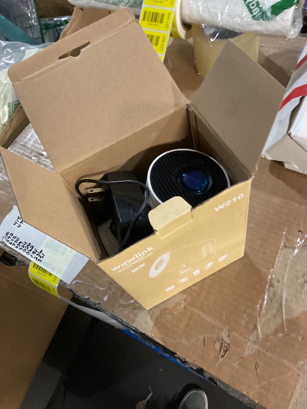 Photo 1 of [Built-in Apps & 2025 Upgraded] Mini Projector with WiFi 6 and Bluetooth 5.4 Support 4K 1080P Auto Keystone 180° Rotatable Projector Portable Compatibile with HDMI/TV Stick/Memory Stick/Laptop, White