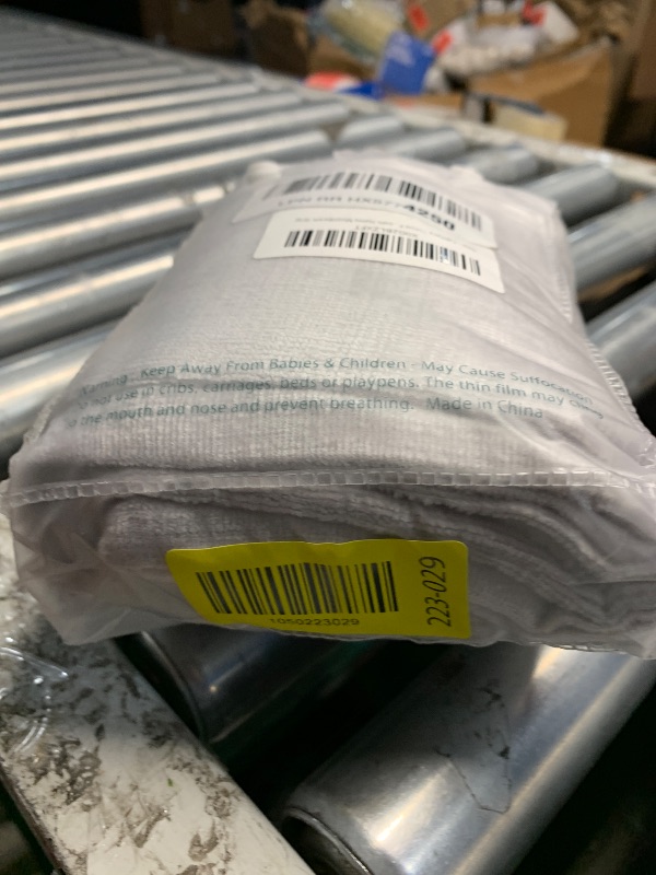 Photo 1 of CaliTime Throw Pillow Covers Decorative 22 X 22 Inches Pack of 2 Cozy Chenille Cushion Cases for Couch Sofa Bed Living Room Home Moonbeam Gray