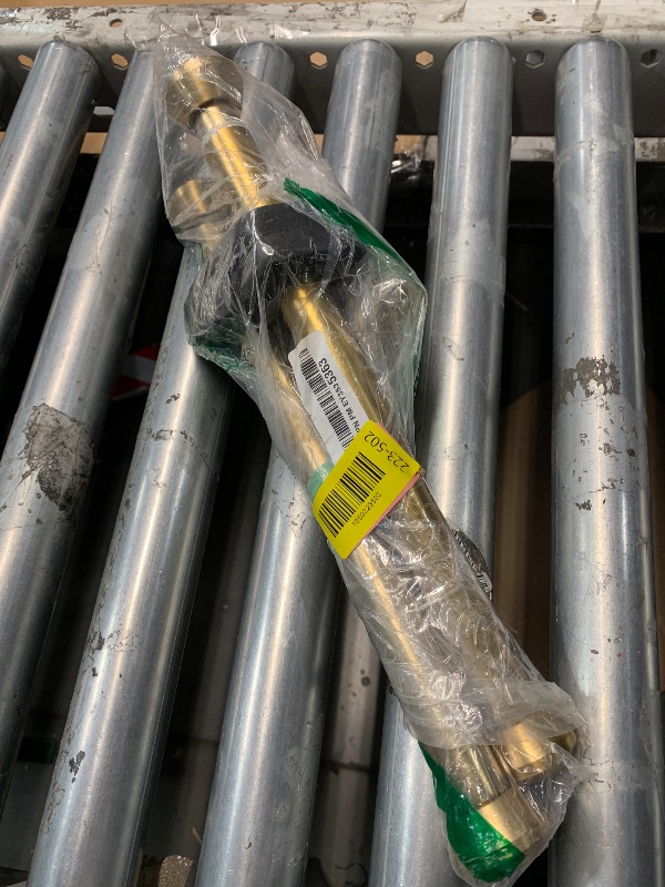 Photo 1 of 2 Pack Telescoping Curtain Rods, Side Curtain Rods 1Inch Diameter Drapery Rods 12-20Inch Length Adjustable Rod with Brackets Window Treatment-Warm Gold