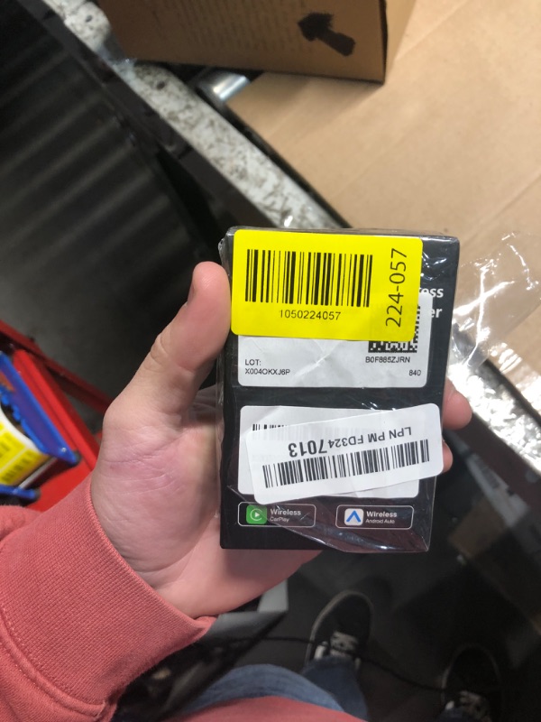 Photo 1 of Wireless Carplay Adapter & Android Auto 2025 Upgrade Wired CarPlay to Wireless,2-in-1 Mini USB Design with Fast Stable Connection Car Play for Apple iOS 10+, Android 11+ Version