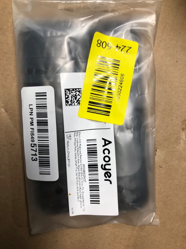 Photo 1 of (Pack of 2) Replacement Remote Control Only for Roku TV, Compatible for TCL Roku/Hisense Roku/Onn Roku/Sharp Roku/Element Roku/Westinghouse Roku/Philips Roku Smart TVs (Not for Roku Stick and Box)