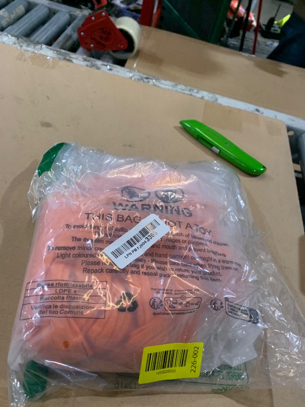 Photo 1 of *small/medium* Floerns Women's Mock Neck Long Sleeve Ribbed Knit One Piece Shorts Bodycon Romper Orange M