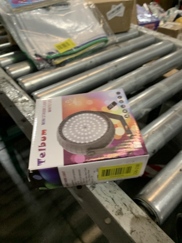 Photo 1 of ***(PARTS ONLY/ NON FUNCTIONAL)***
Telbum Rechargeable Strobe Lights for Parties Wireless LED Halloween Strobe Light Battery Powered, Remote Control & Sound Activated RGB DJ Strobe Light for Party Room DJ Stage Dance Wedding (1Pack)