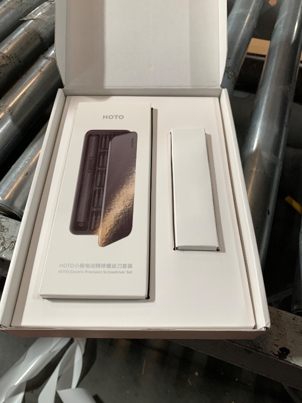 Photo 1 of ***FACTORY SEALED***
HOTO 25+24 Extra S2 Steel Bits Electric Precision Screwdriver Set, Magnetic Storage, Max. 3 N.M, 170 RPM, USB-C Rechargeable, Mini Electric Screwdriver for Phone, Laptop, Camera Repair