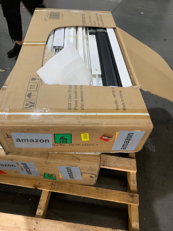 Photo 1 of ***MISSING PARTS***KEIKI 8X 10 FT Plastic Storage Shed Outdoor, Large Garden Shed with Roof & Lockable Door, Utility Tool Sheds Frame & 4 Vents for Patio Backyard Bicycles Storage House, All Weather Use, Grey only 2/4