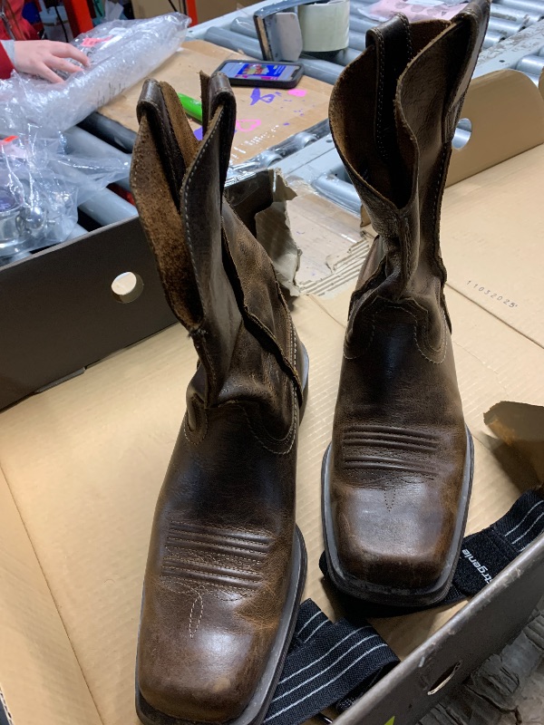Photo 1 of ***(HEAVILY USED/ MINOR DAMAGE)***Ariat BMVY9 Mens Rambler Western Boot Wicker (Unknown size)