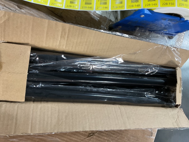 Photo 1 of *** PARTS ONLY***    RSOTC Flag Poles for Outside House 6FT Stainless Steel Metal Black Flag Pole kit Tangle Free Residential Heavy Duty for Truck,House,Porch,Yard,Boat Suitable for 3x5 Heavy Garden Flag (06Black, 6ft)