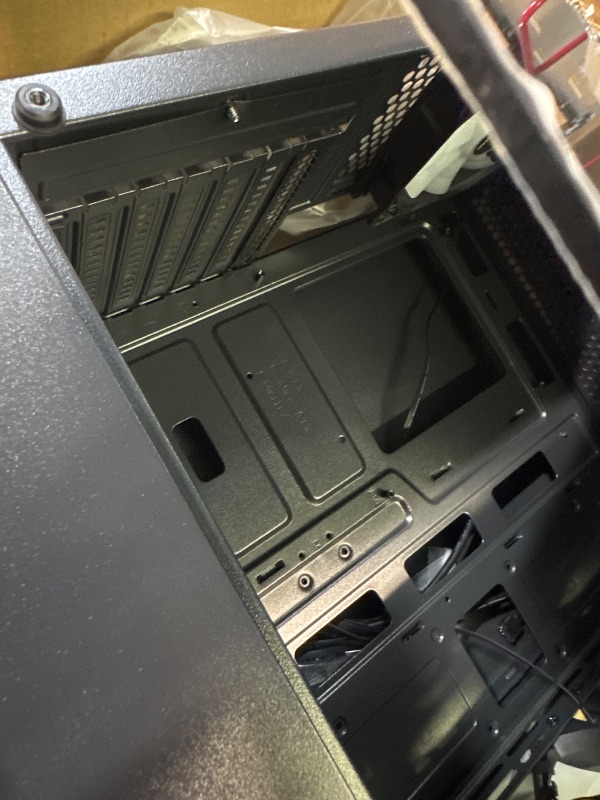 Photo 1 of (USED/FAIR) Gamdias RGB Gaming ATX Mid Tower Computer PC Case with Side Tempered Glass Panel and a Magnetic Dust Filter & 3 Built-in 120mm ARGB Fans