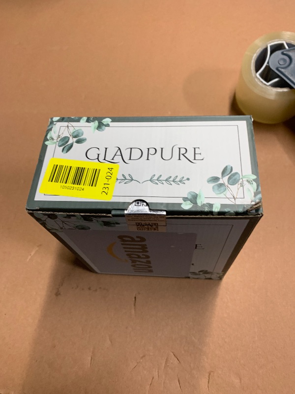 Photo 1 of (missing tops) GLADPURE 2 Pack Soap Dispenser, 18 Oz Antique Design Thick Glass Hand Dispensers; with 304 Rust Proof Stainless Steel Pump