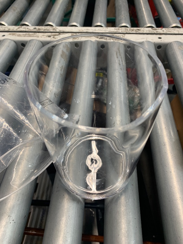 Photo 1 of (lid does not fit )ForPro Professional Collection Acrylic Apothecary Jar with Lid, 60 Oz Storage Container for Bathroom, Kitchen and Office, 7.75" x 5"