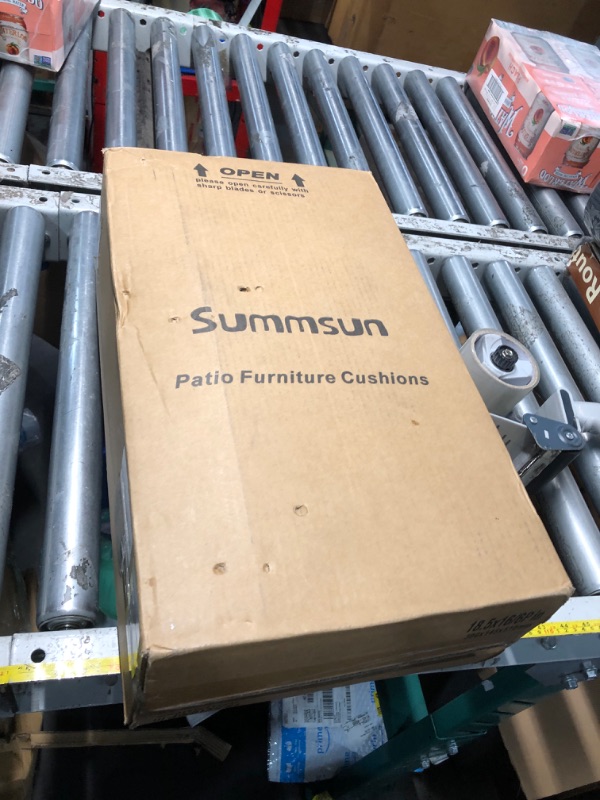 Photo 1 of (see all images) Outdoor Chair Cushions Set of 6: Waterproof & Fade Resistant Seat Cushion for Patio Furniture -