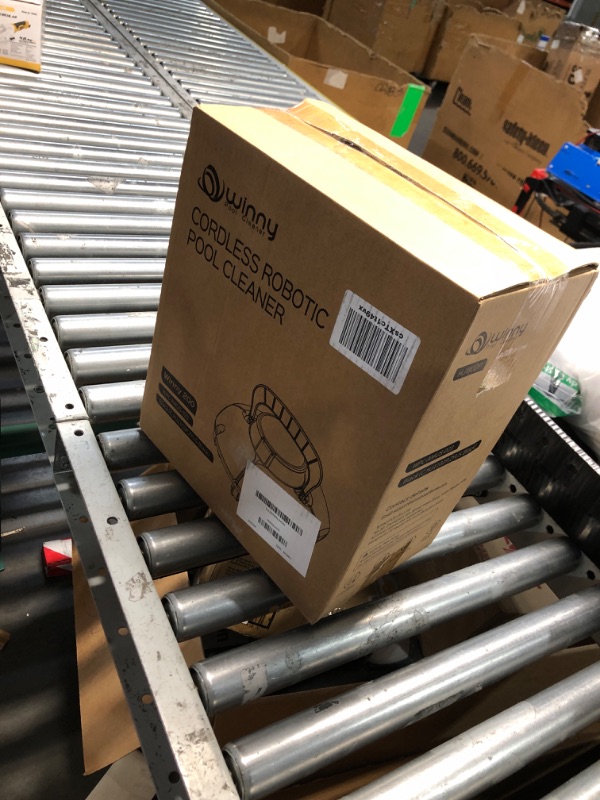 Photo 1 of (2025 Upgrade) Cordless Robotic Pool Cleaner, Lasts 80 Min, Automatic Vacuum for Above-Ground Pools up to 645 Sq.ft,Portable, Self-Parking,Light Black