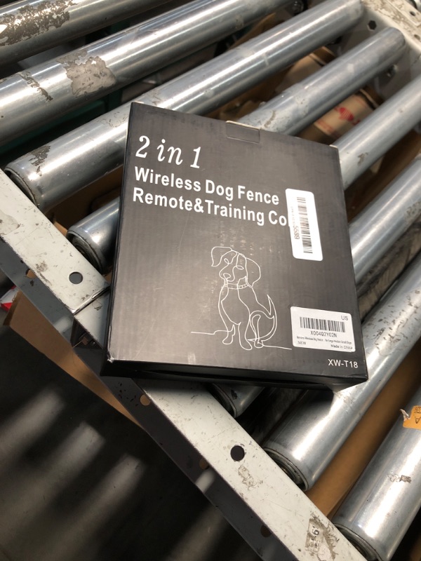 Photo 1 of Wireless Dog Fence, Invisible Fence for Dogs, Electric Dog Fence with LCD Screen, Adjustable Warning Strength, Range 50-999ft, Rechargeable Pet Containment System for Outdoor, Suitable for Most of Dog