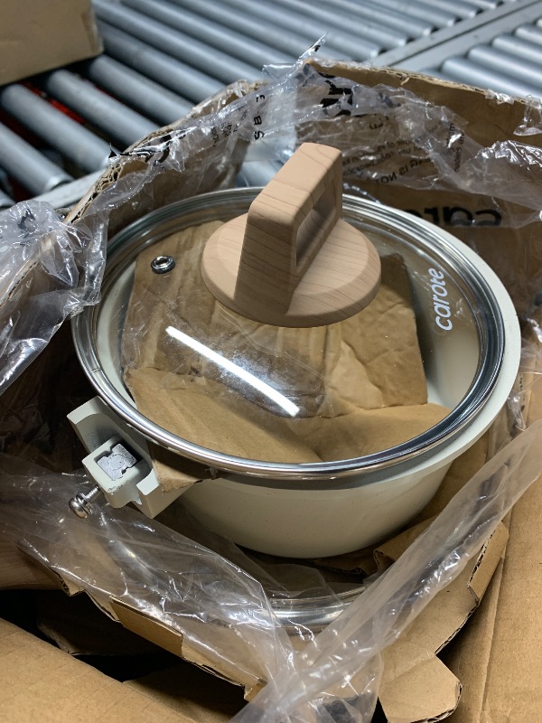 Photo 1 of (see all images) CAROTE 1.5Qt & 3.0Qt Sauce Pan Sets with Lid Cooking Pots Nonstick Saucepans Cookware Set