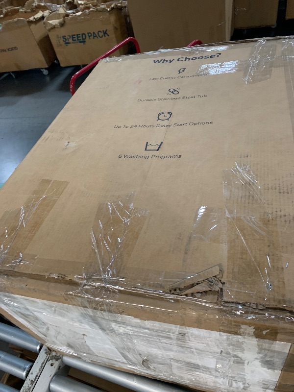 Photo 1 of ***(MINOR DAMAGE/ SEE NOTES AND PICS FOR DETAILS)***Honeywell 18 Inch Dishwasher with 8 Place settings, 6 Washing Programs, Stainless Steel Tub, UL/Energy Star- Black