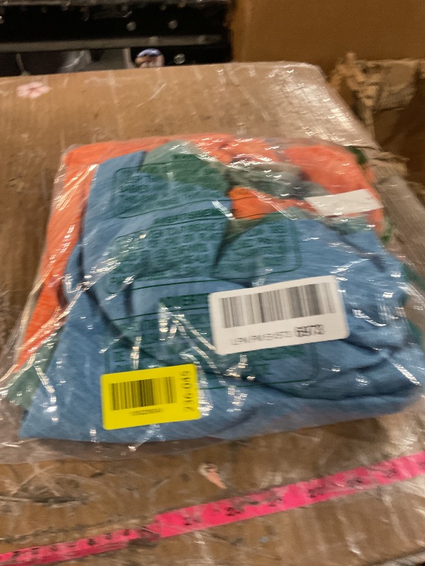 Photo 1 of (LARGE) (USED/FAIR) 5 Pack Men’s Active Quick Dry Crew Neck T Shirts | Athletic Running Gym Workout Short Sleeve Tee Tops Bulk (Set 10, Large)