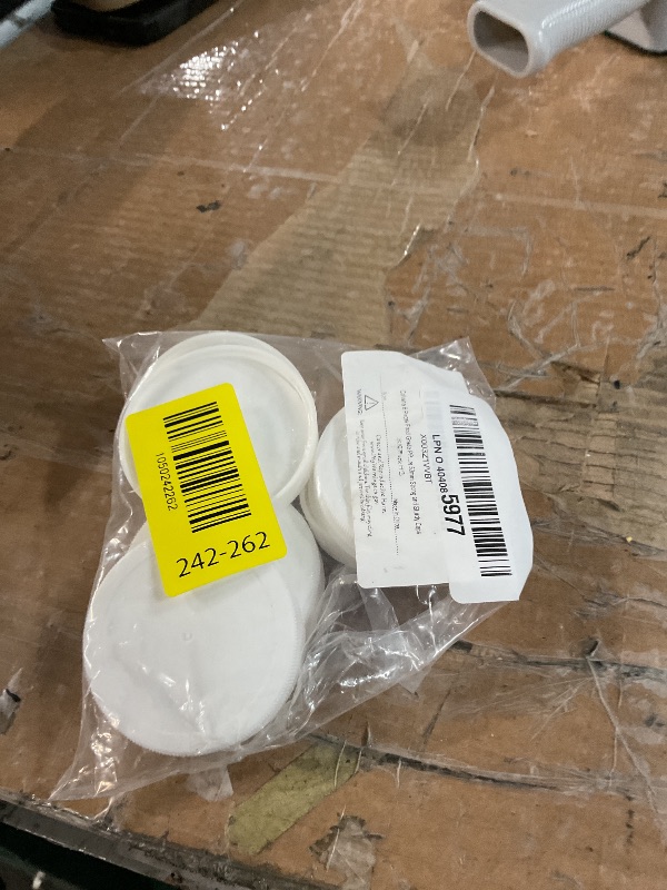 Photo 1 of (6-Pack) Calvana 53mm Reusable Water Jug Caps, Lids for 3 and 5 Gallon Water Jug, Water Bottle Cover Screw Top, Compatible with American Maid Plastic Water Bottles and Jugs Ranging, PP Material, White