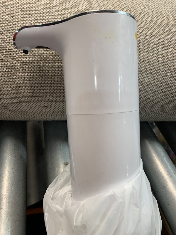 Photo 1 of (used)(see images) Automatic Liquid Soap Dispenser Touchless, USB Rechargeable Smart Hand Soap Dispenser, 6-Level Adjustable, 12.8oz/380mL Wall 